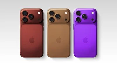 Coffee Burgundy and Purple iPhone 18 Pro Mock