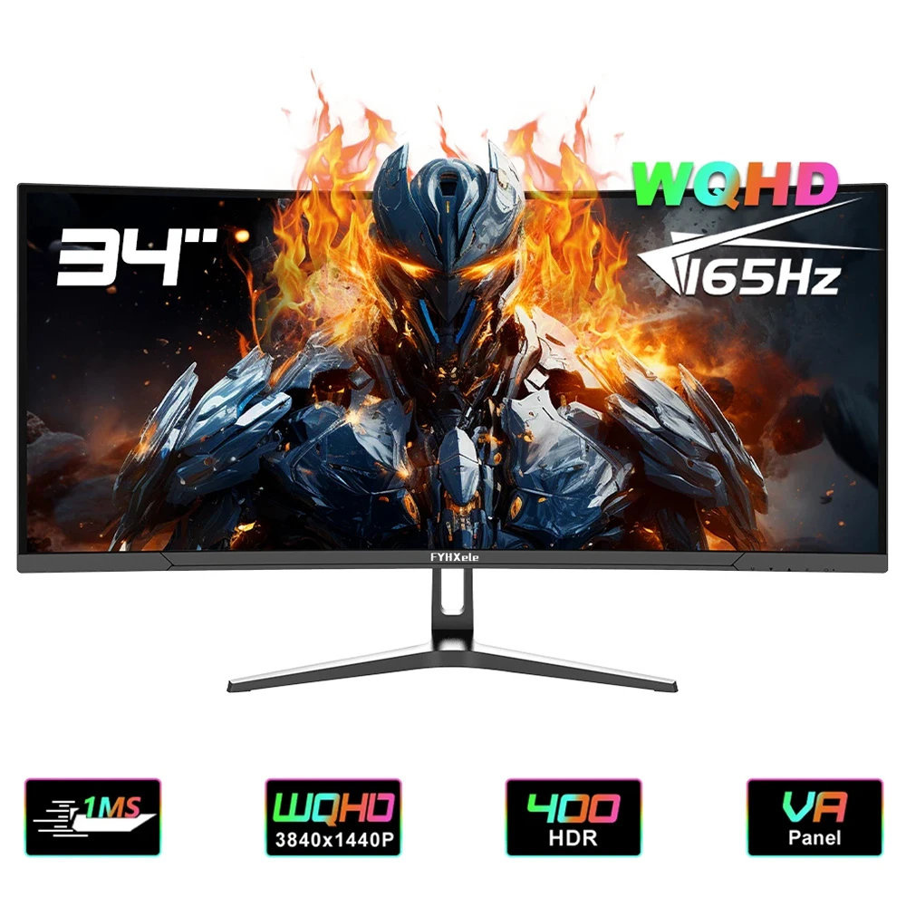 «Απίστευτη Προσφορά: Κυρτός Ultrawide 34″ Monitor 1440P με 165Hz και Adaptive Sync ΜΟΝΟ 239,30€ – Μην το Χάσεις!»
