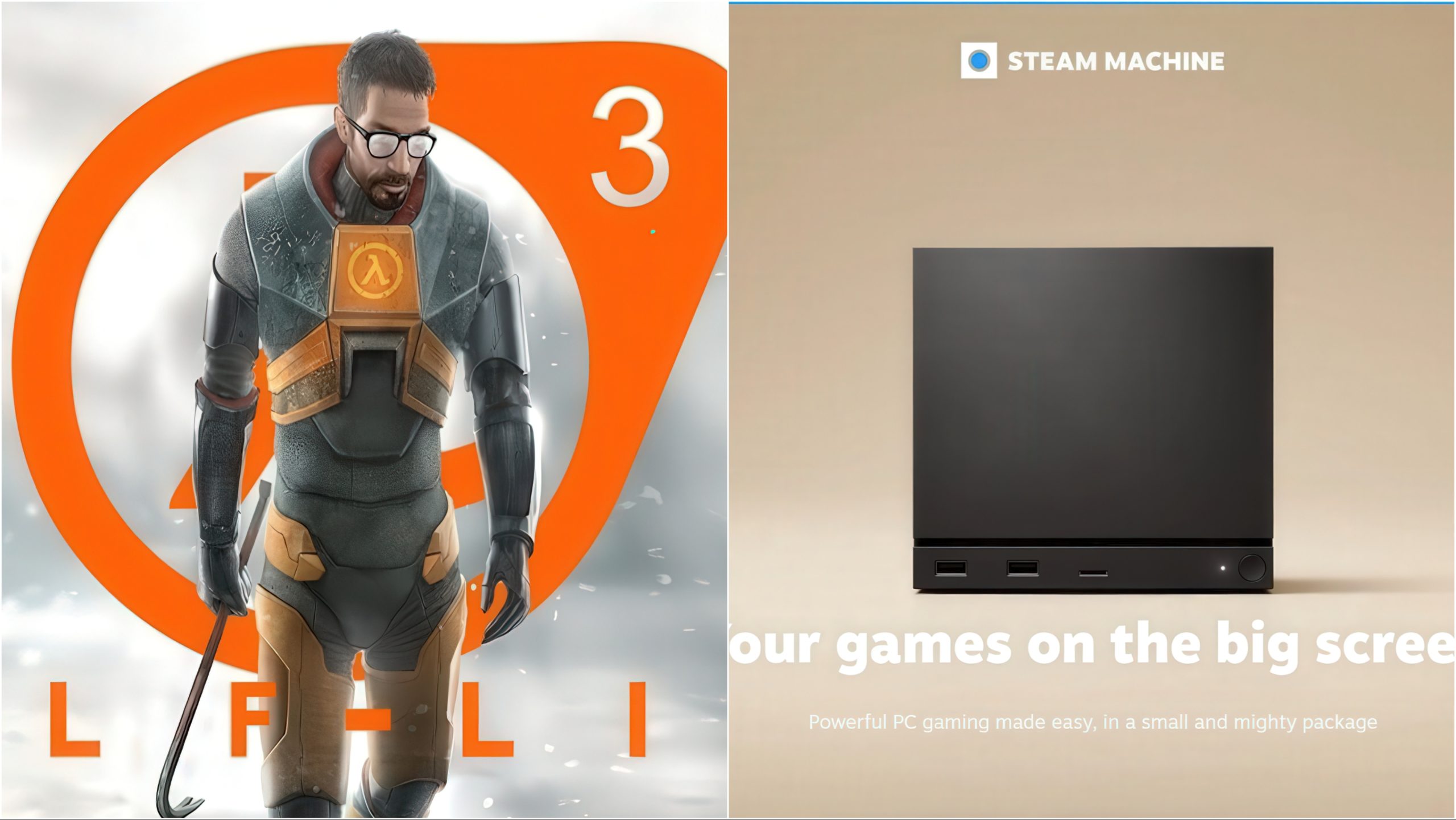 Το Half-Life 3 είναι ένα παιχνίδι εκκίνησης Steam Machine, λέει ο δημοσιογράφος. Η Valve στοχεύει την άνοιξη του 2026