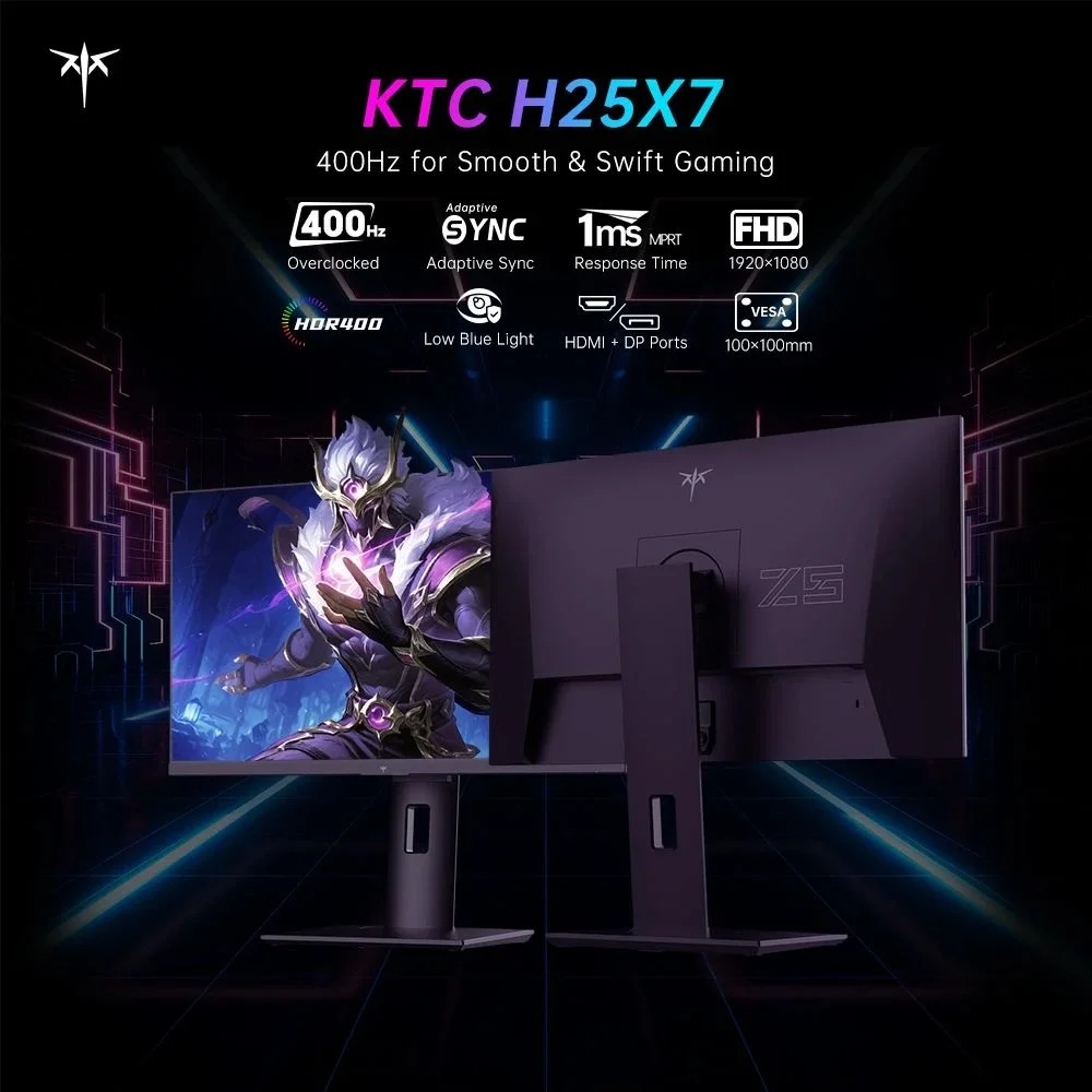 KTC H25X7: Απίστευτο Fast IPS στα 400Hz - Δείτε τους αντιπάλους σας ΠΡΙΝ καν συνδεθούν! KTC H25X7: Απίστευτο Fast IPS στα 400Hz - Δείτε τους αντιπάλους σας ΠΡΙΝ καν συνδεθούν!