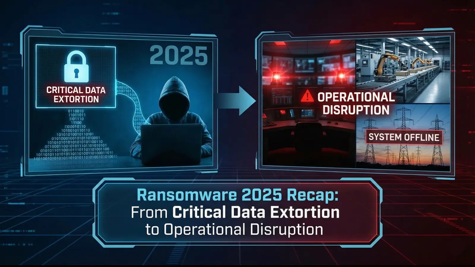 Ransomware Attack 2025 Recap – From Critical Data Extortion to Operational Disruption