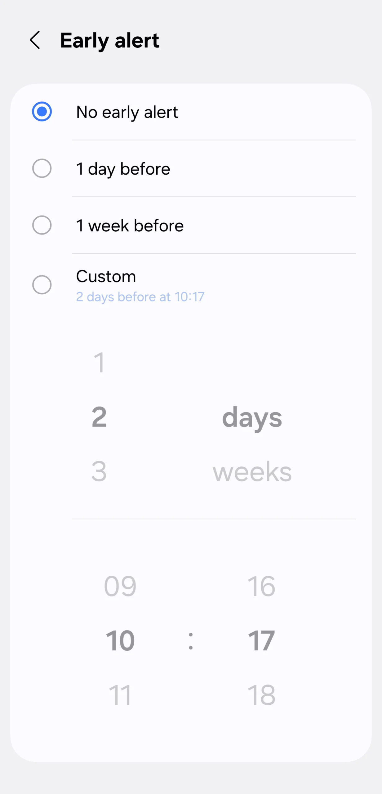 Ενημέρωση υπενθύμισης samsung 12.7.05.37 Λειτουργία έγκαιρης ειδοποίησης (02)
