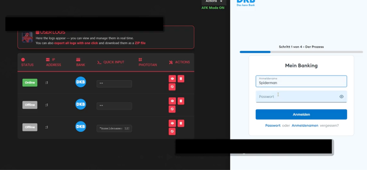 Το νέο κιτ ψαρέματος Spiderman επιτρέπει στους επιτιθέμενους να δημιουργούν κακόβουλες σελίδες σύνδεσης τράπεζας με λίγα κλικ Σελίδα σύνδεσης κιτ ψαρέματος