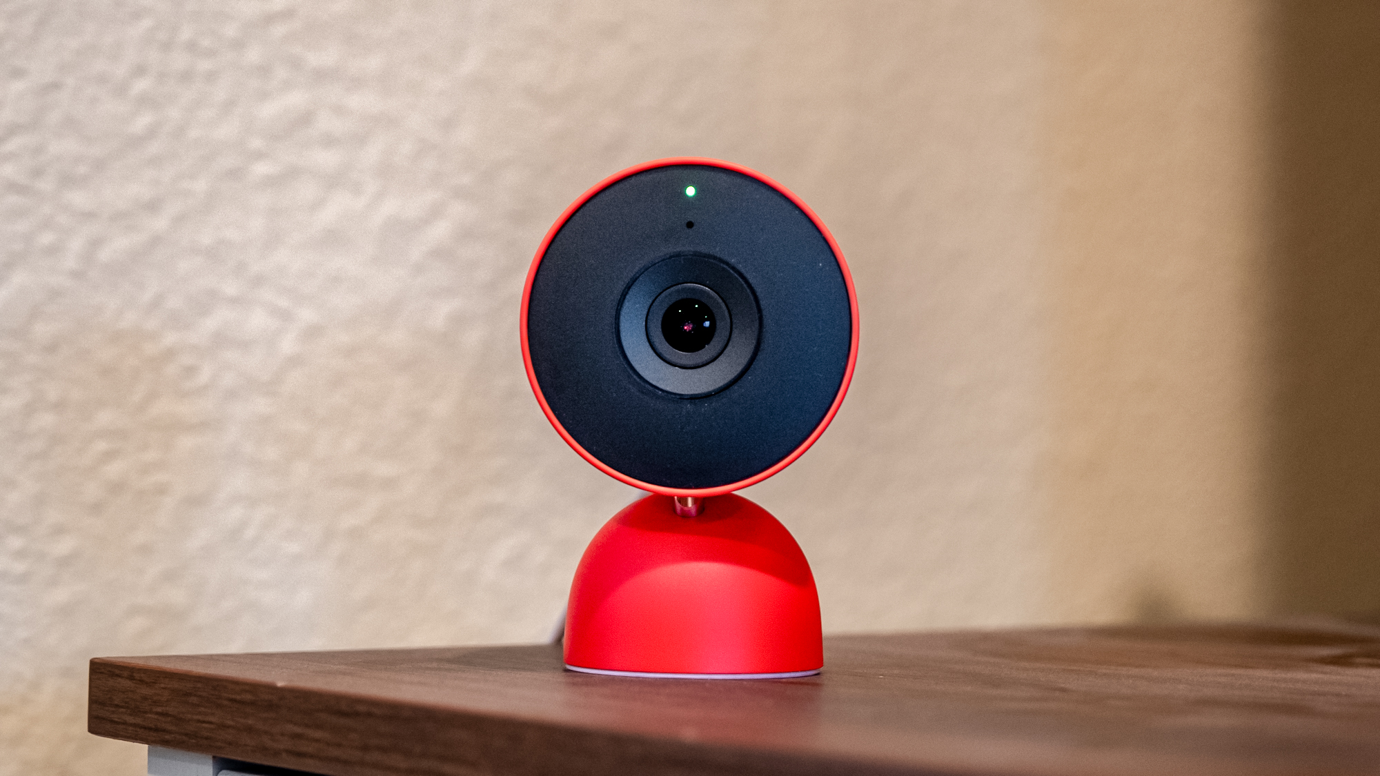 Google Nest Doorbell (wired, 3rd gen) on a shelf