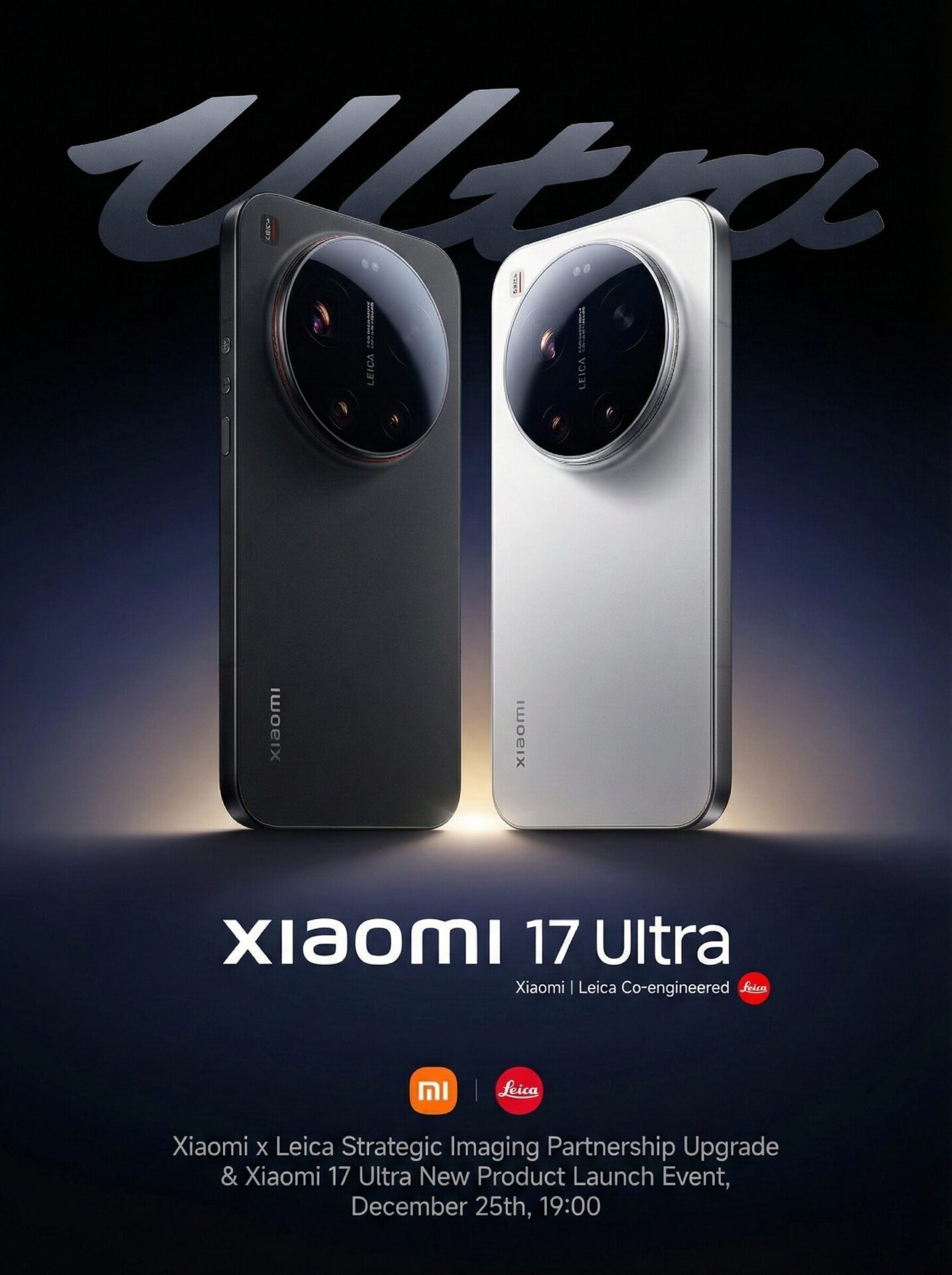 Ανακοινώθηκε επίσημα η σχεδίαση Xiaomi 17 Ultra με κάμερα LOFIC 1 ιντσών 3 Αφίσα Xiaomi 17 Ultra