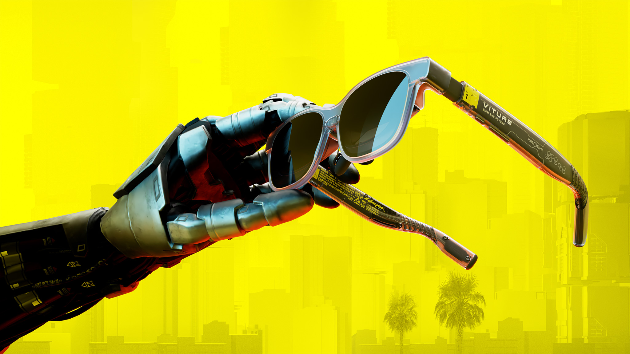 Ένα επίσημο προϊόν απόδοσης των έξυπνων γυαλιών Viture x Cyberpunk 2077