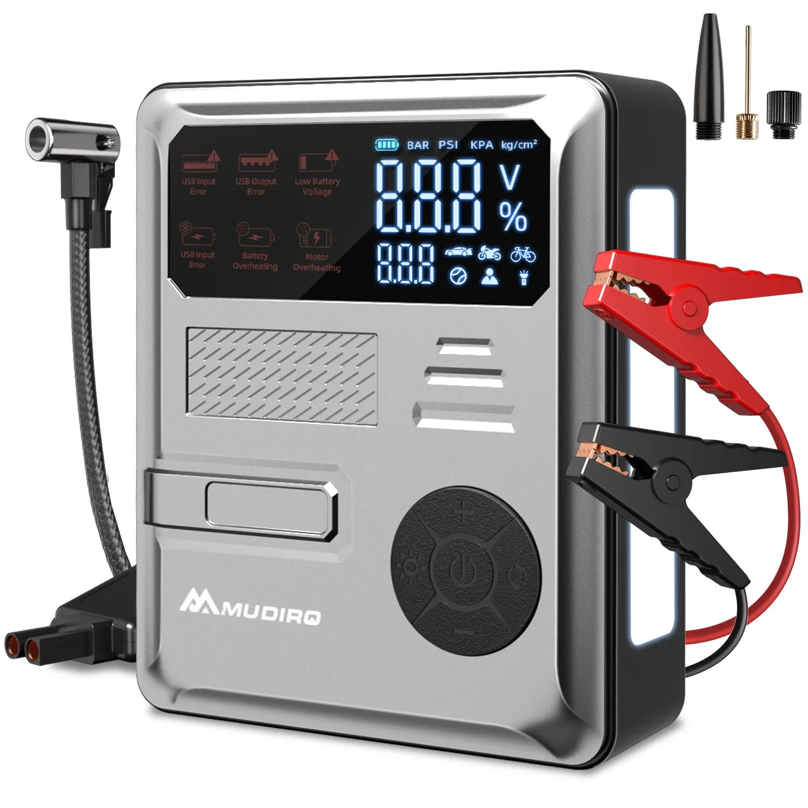 Απίστευτο Γενναίο Jump Starter MUDIRO 6000A – Γιατί όταν μείνεις, χρειάζεσαι περισσότερα από απλά καλώδια!