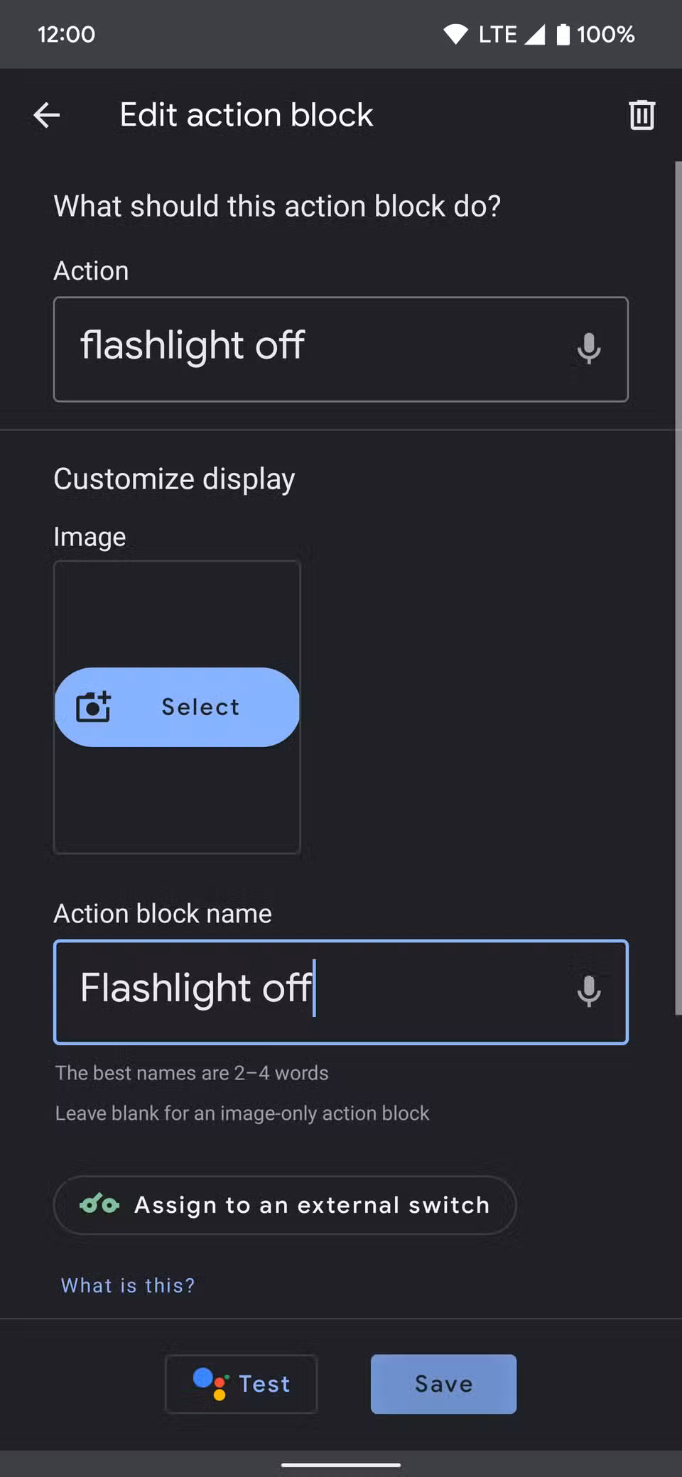6 ways to turn on the flashlight on your Android phone Creating flashlight off action block