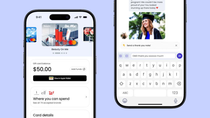 Η On Me συγκεντρώνει 6 εκατομμύρια $ για να ταράξει τον κλάδο των δωροκαρτών