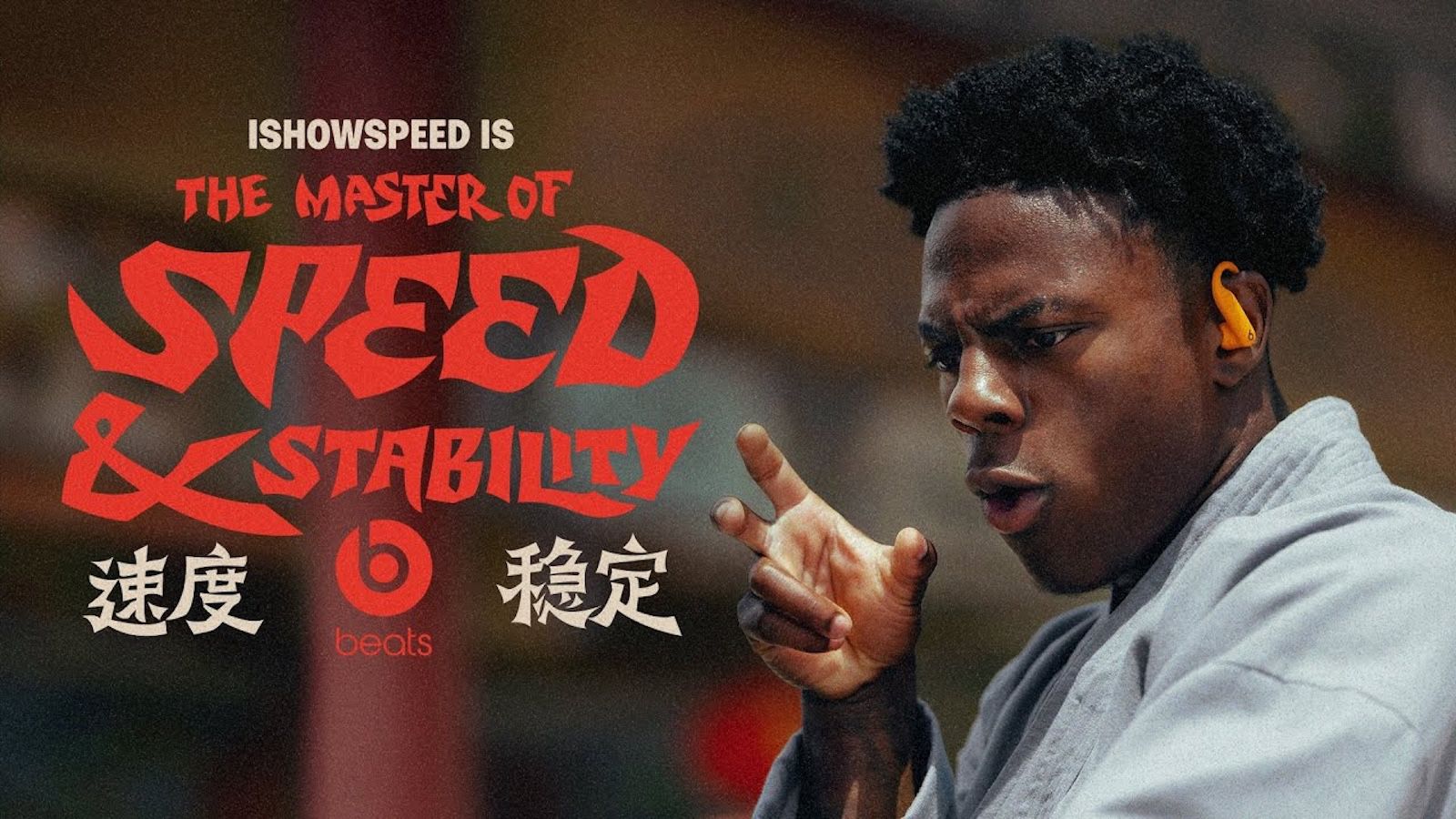 Beats Teams Up With Streamer IShowSpeed in Kung Fu-Themed Campaign for Powerbeats Pro 2