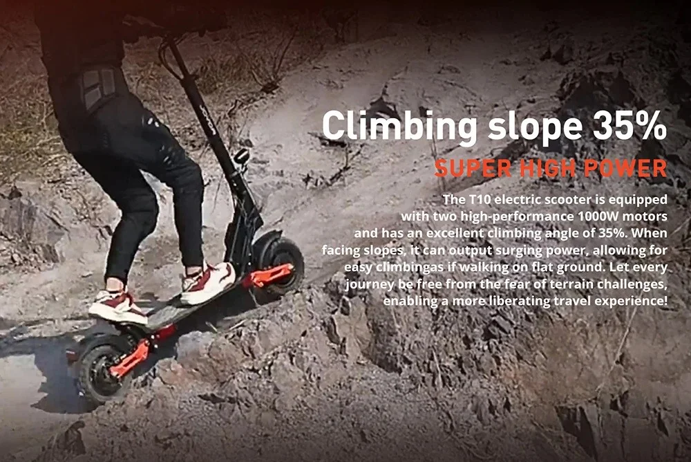 Joyor T10 braking system