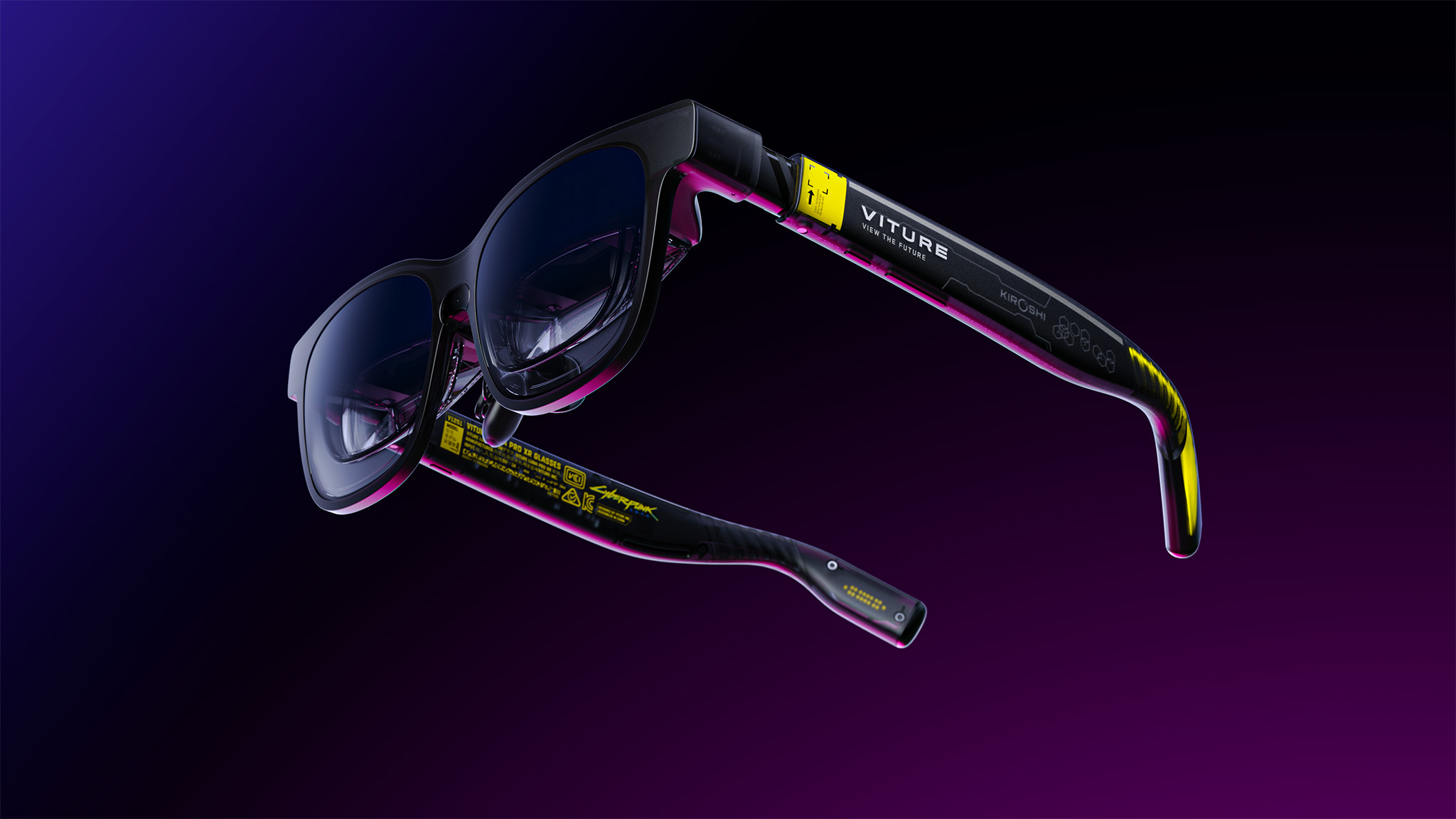 Ένα επίσημο προϊόν απόδοσης των έξυπνων γυαλιών Viture x Cyberpunk 2077