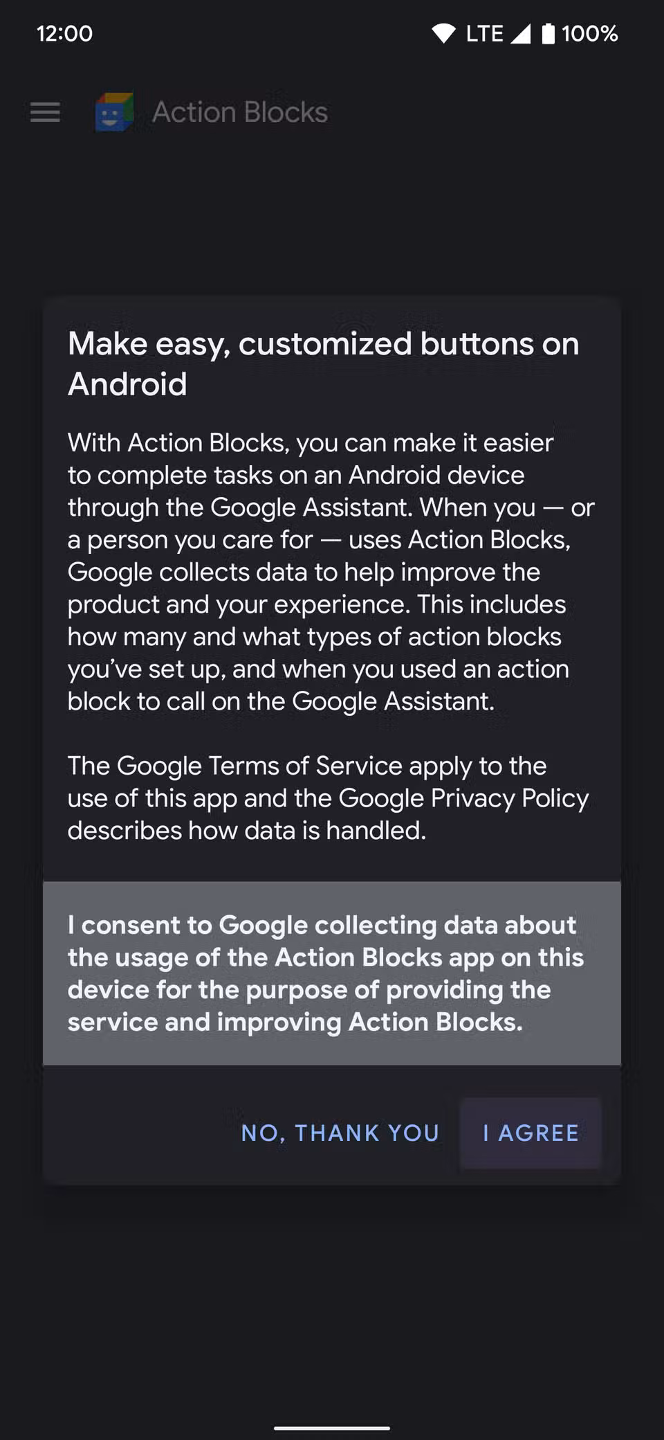 6 ways to turn on the flashlight on your Android phone Accepting Google Action Blocks app terms