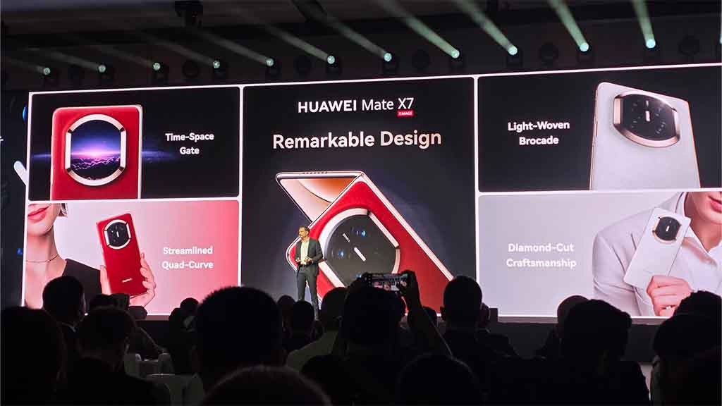 Το αναδιπλούμενο Huawei Mate X7 κυκλοφόρησε για παγκόσμιους χρήστες Σχεδιασμός οθόνης Huawei Mate X7