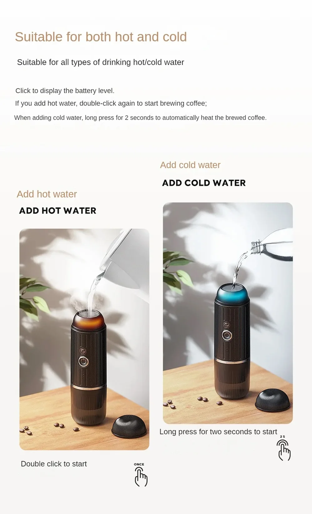 iCafilas Portable Italian Capsule Coffee Machine 2