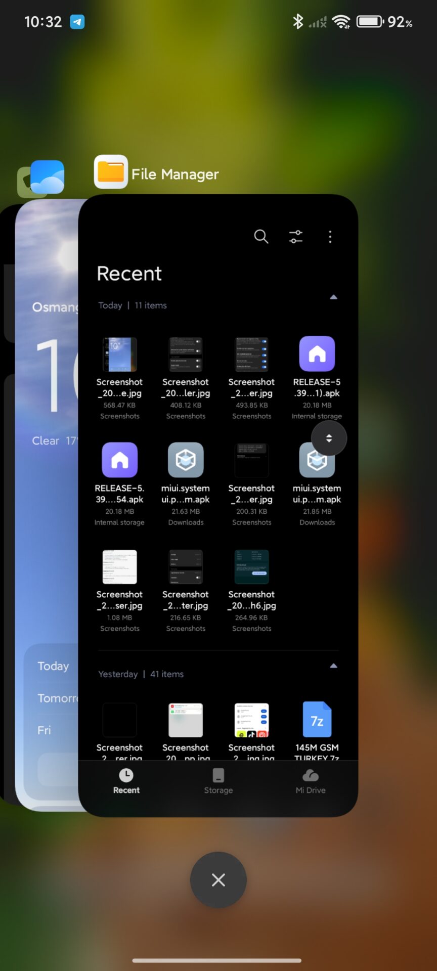 Ανοίγει επίσημα το πρόγραμμα beta πρόσφατων εφαρμογών τύπου HyperOS iOS 3 Πρόσφατες εφαρμογές στυλ iOS HyperOS 1