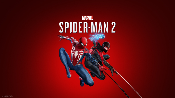How to Enable Resizable BAR for Better Gaming Performance on NVIDIA GPUs Two Spider-Man characters pose dynamically with electric powers and web-slinging action beneath the title 'Marvel Spider-Man 2' on a red background.