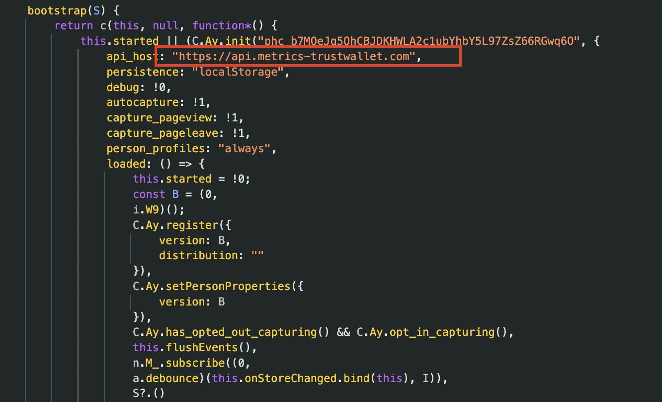 Ο κώδικας εμφανίζεται σε παραβιασμένη έκδοση επέκτασης