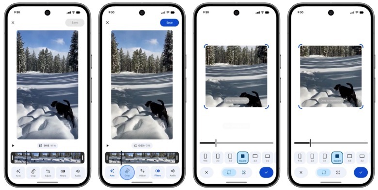 Επεξεργασία κλιπ στο Google Photos