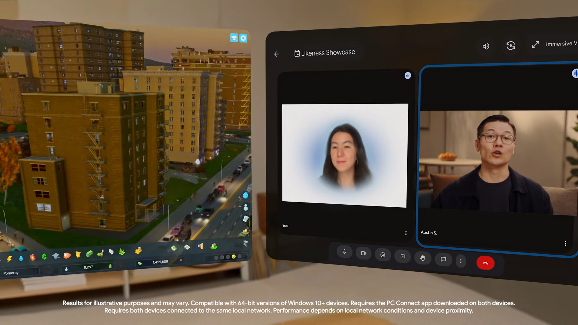 Στιγμιότυπα οθόνης από το Android XR που αποκαλύπτουν την αυτόματη χωροταξία
