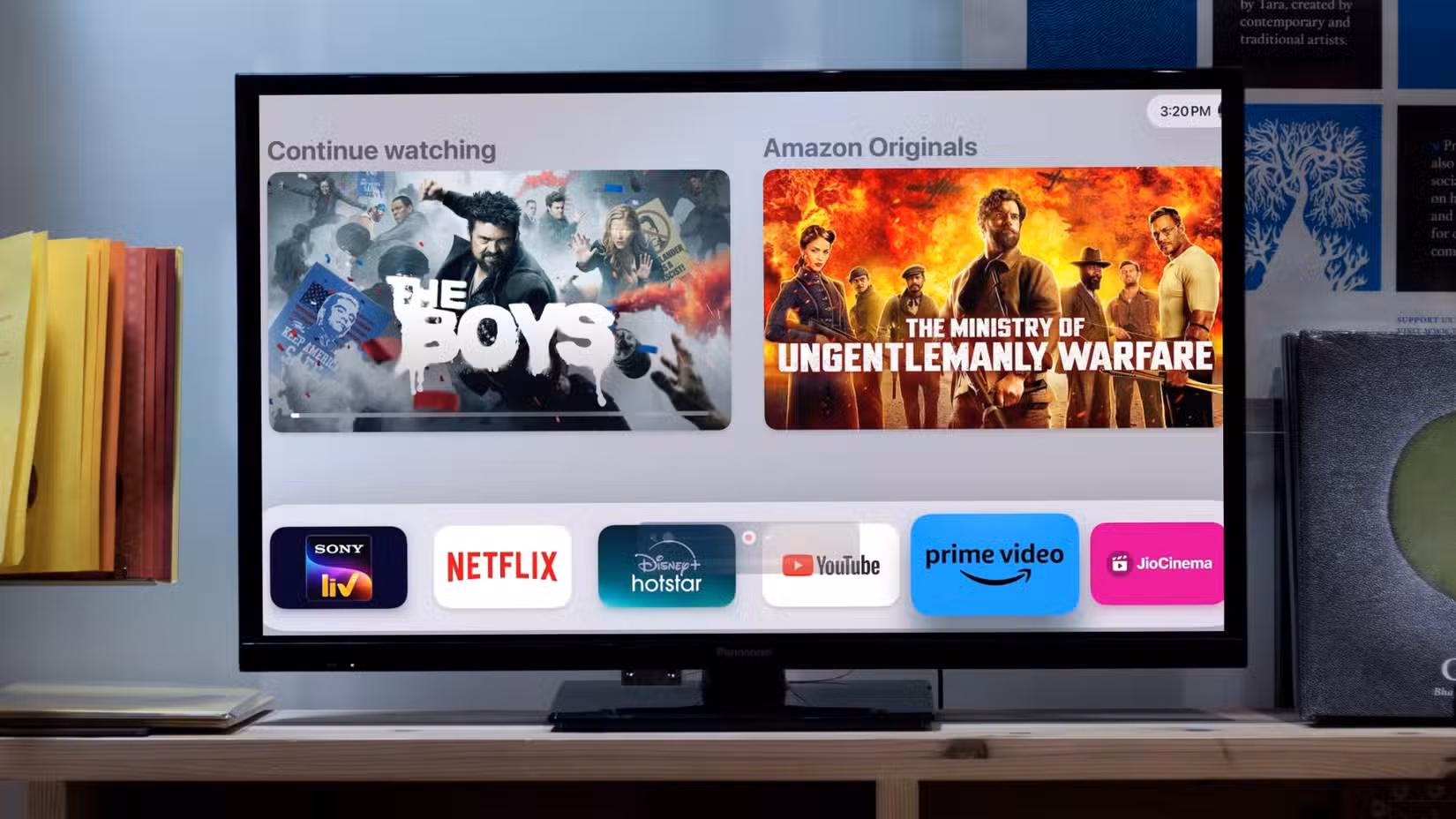 Γιατί έχω ήδη μετανιώσει που έκοψα το καλώδιο Μια εικόνα της αρχικής οθόνης της Apple TV