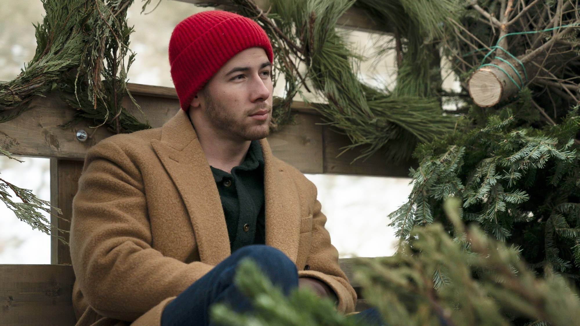 Ο Nick Jonas ως Nick in "Μια χριστουγεννιάτικη ταινία πολύ Jonas"