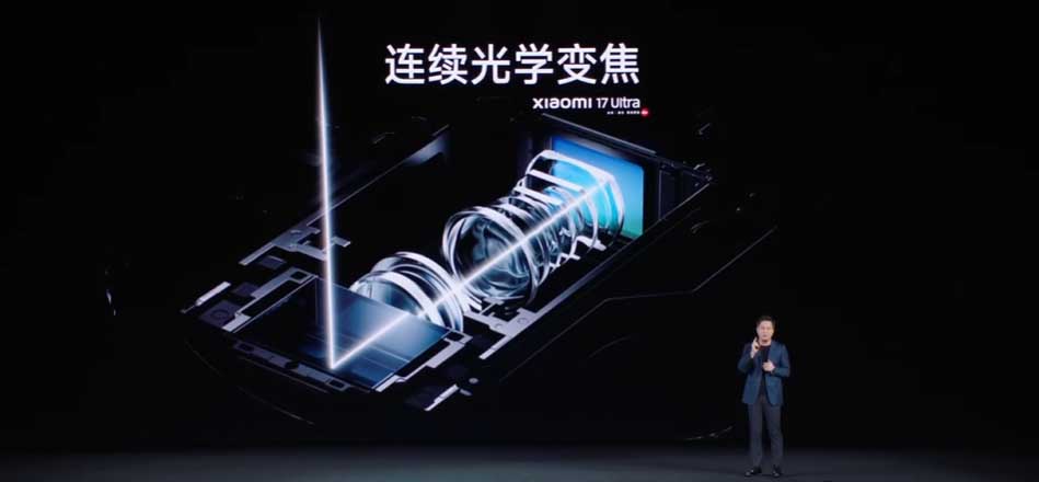 Κάμερα τηλεφακό ζουμ Xiaomi 17 Ultra 200MP Leica