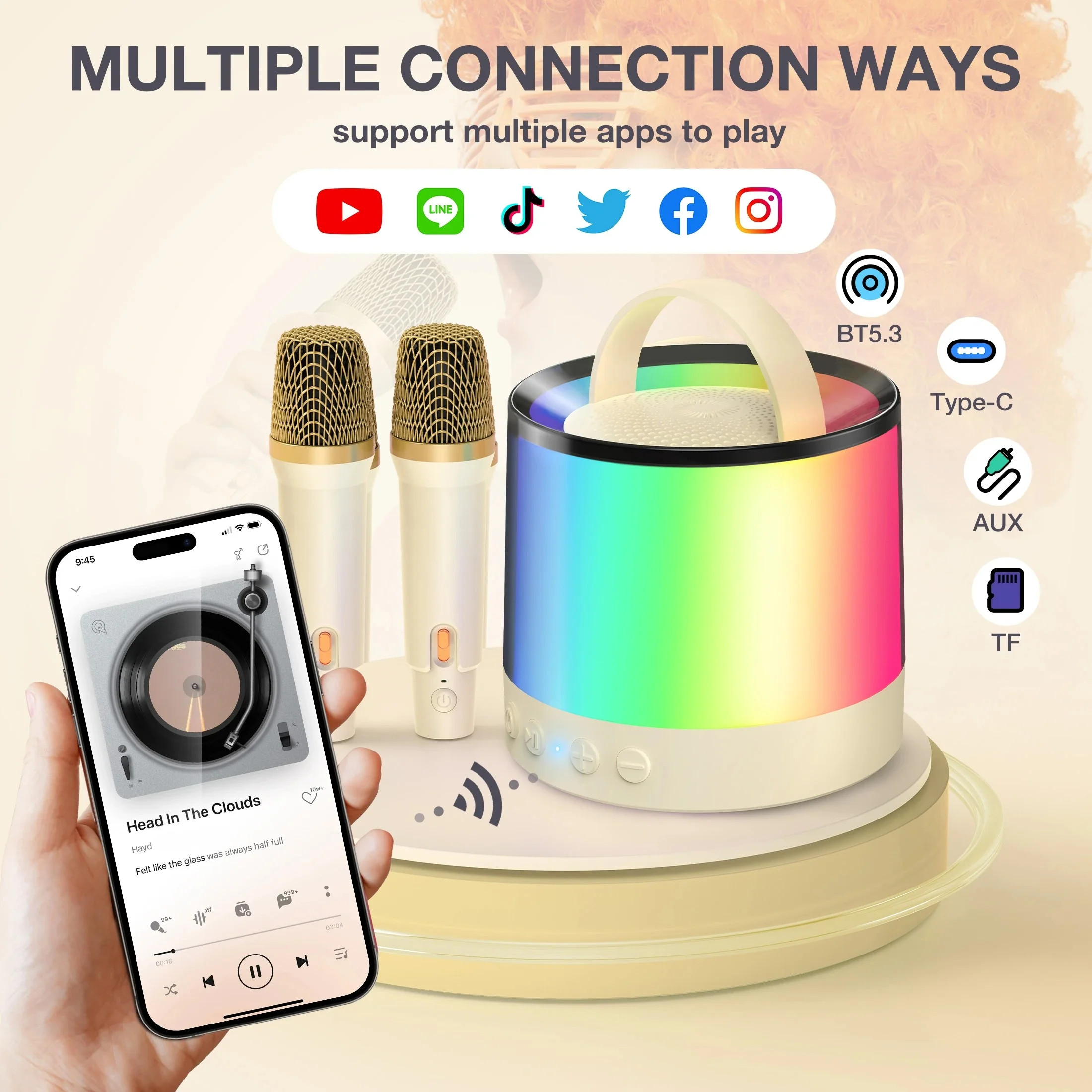 BlitzMax Mini Karaoke : Το ιδανικό karaoke set για παιδιά με 2 ασύρματα μικρόφωνα