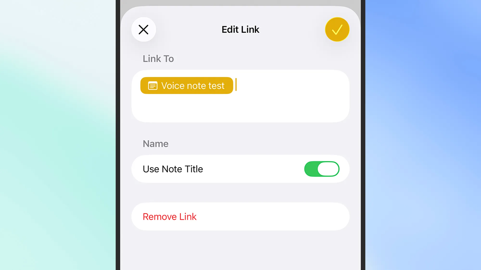 17 έξυπνες συμβουλές Apple Notes που ίσως δεν γνωρίζετε επιλογές προσθήκης συνδέσμου