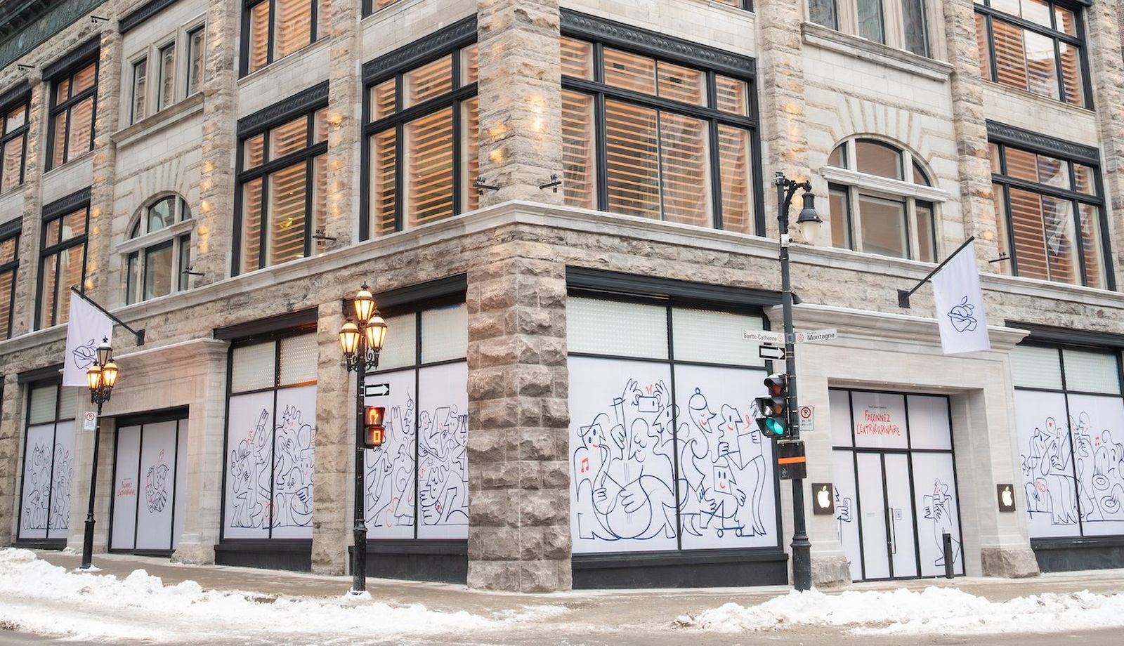 Apple Store Μετακομίζει στο Μόντρεαλ, Αποκτήστε την ταπετσαρία Mac και iPhone τώρα