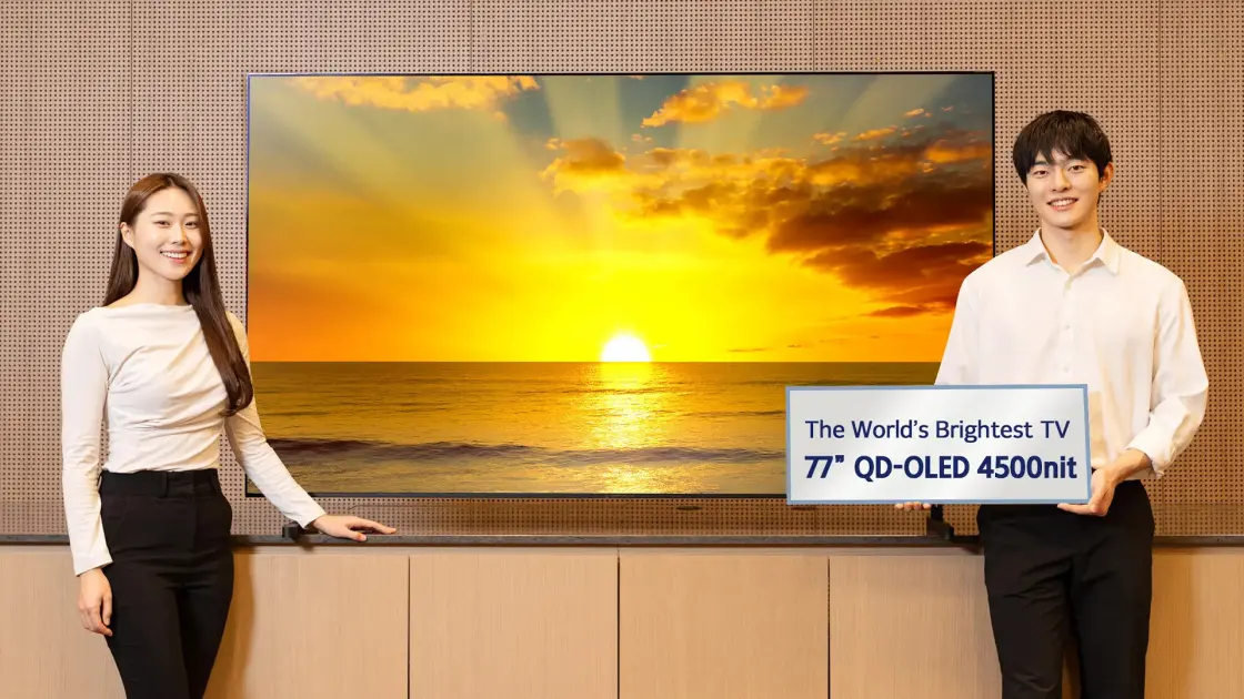 «Ανακαλύψτε την Επαναστατική QD-OLED Τηλεόραση της Samsung: Η Πιο Φωτεινή στον Κόσμο!»