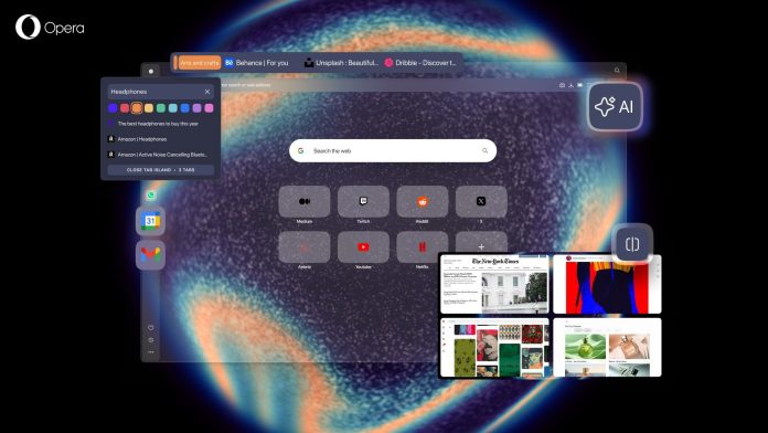 Opera One R3 Gains Music-Reactive UI Theme και 4-Way Split Screen