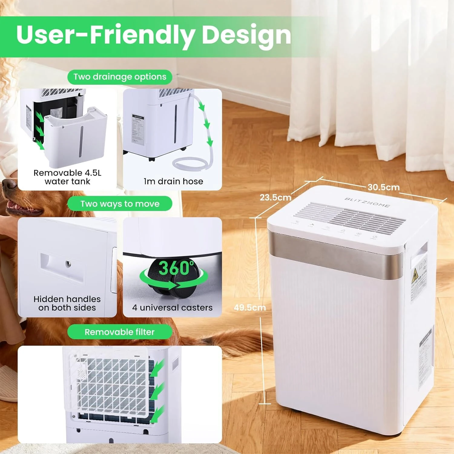 Ανακαλύψτε τον BlitzHome BG-D068K: Ο Αφυγραντήρας με WiFi και Ιονιστή που θα αλλάξει τη ζωή σας!