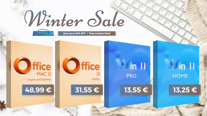 Godeal24 Winter Crazy Sale: Τεράστιες εκπτώσεις σε άδειες Office & Windows! Lifetime Office 2021 Pro μόλις 31,55€! - Advertorial