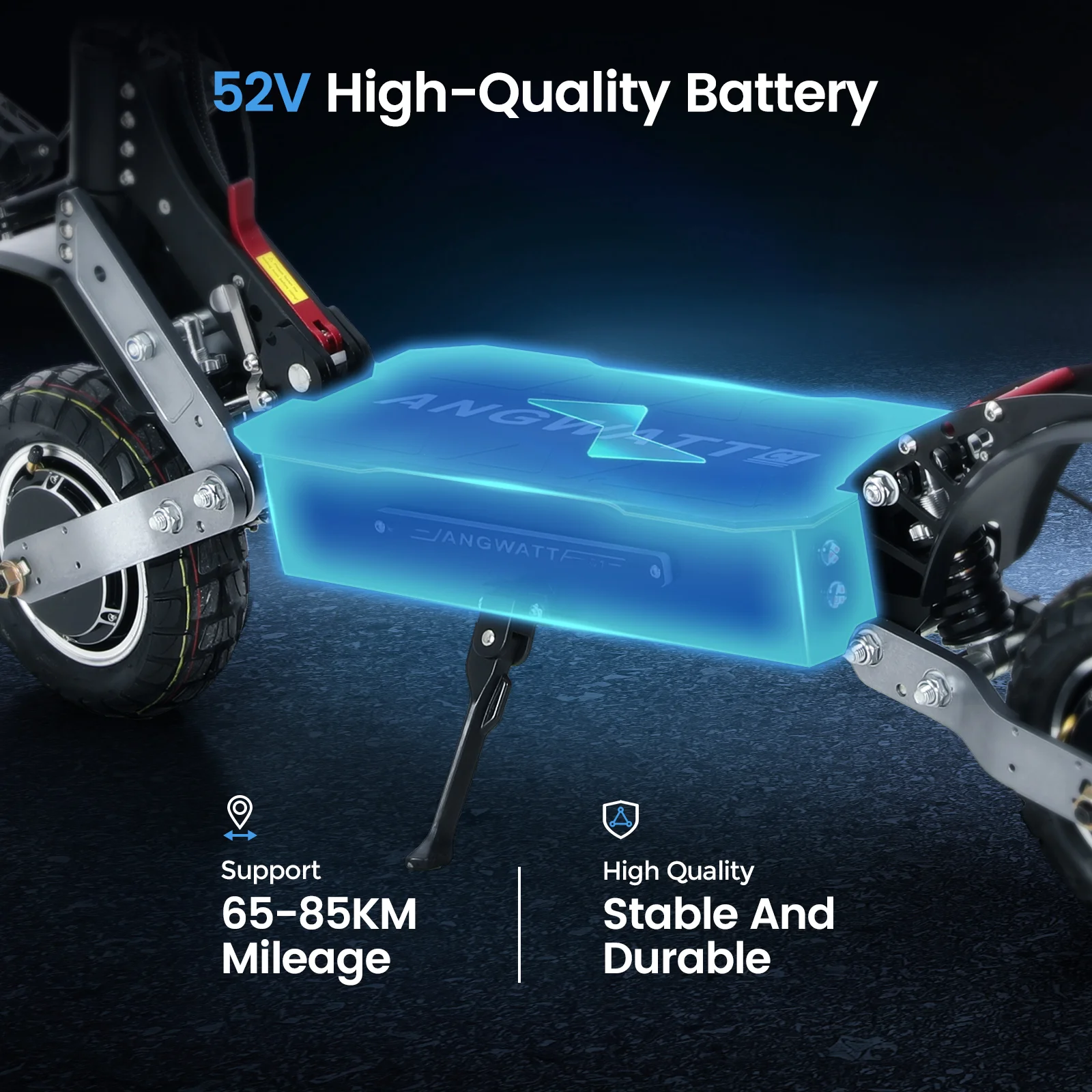 ANGWATT C1 2.0 : Ηλεκτρικό πατίνι 2400W, με 28Ah μπαταρία και υδραυλικά δισκόφρενα στα 786.6€!