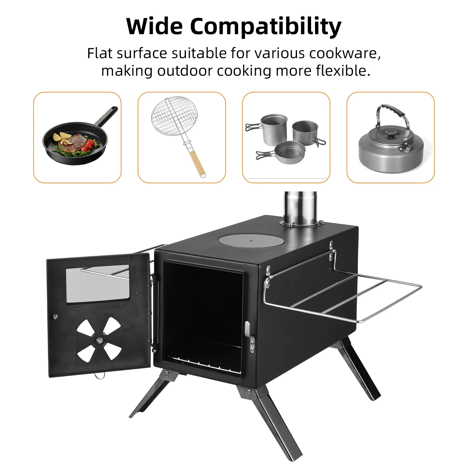 IPRee Winter Wood Burning Stove: Το φορητό τζάκι που θα μετατρέψει το αντίσκηνο σου σε χειμερινό παράδεισο με ατμόσφαιρα και νόστιμα μπριζολάκια!