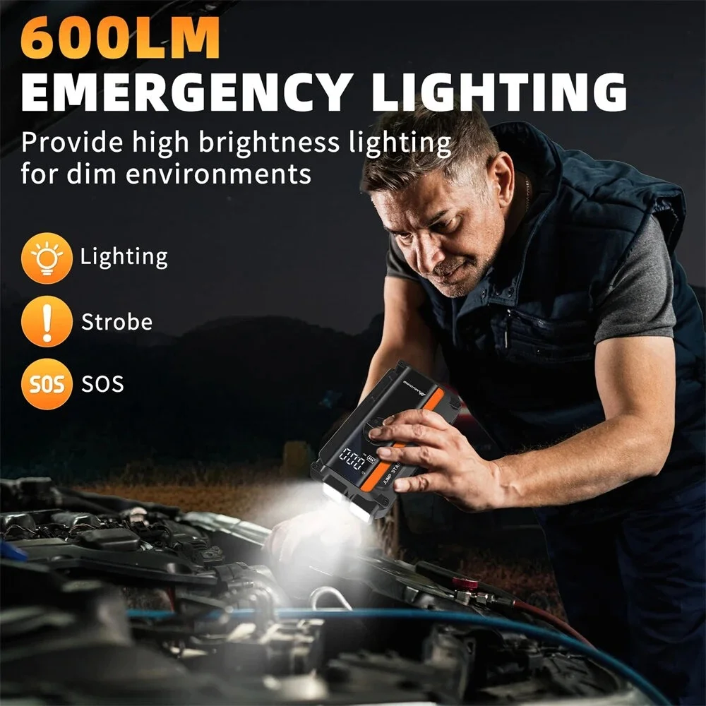 Mudiro M-JA1 : Εκκινητής αυτοκινήτου με αεροσυμπιεστή και 4000A ισχύ για κάθε ανάγκη στο δρόμο