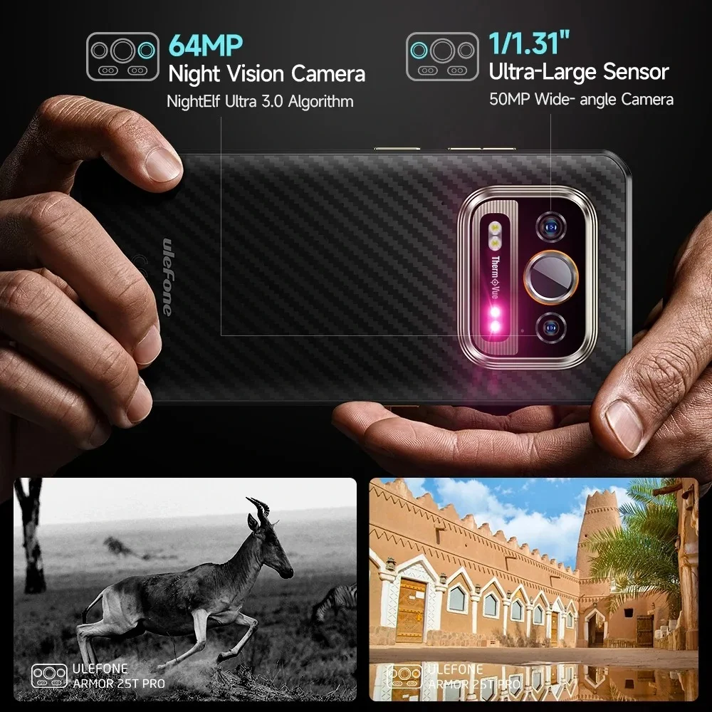 Ulefone Armor 25T Pro : Rugged smartphone με θερμική κάμερα, 5G και Android 14