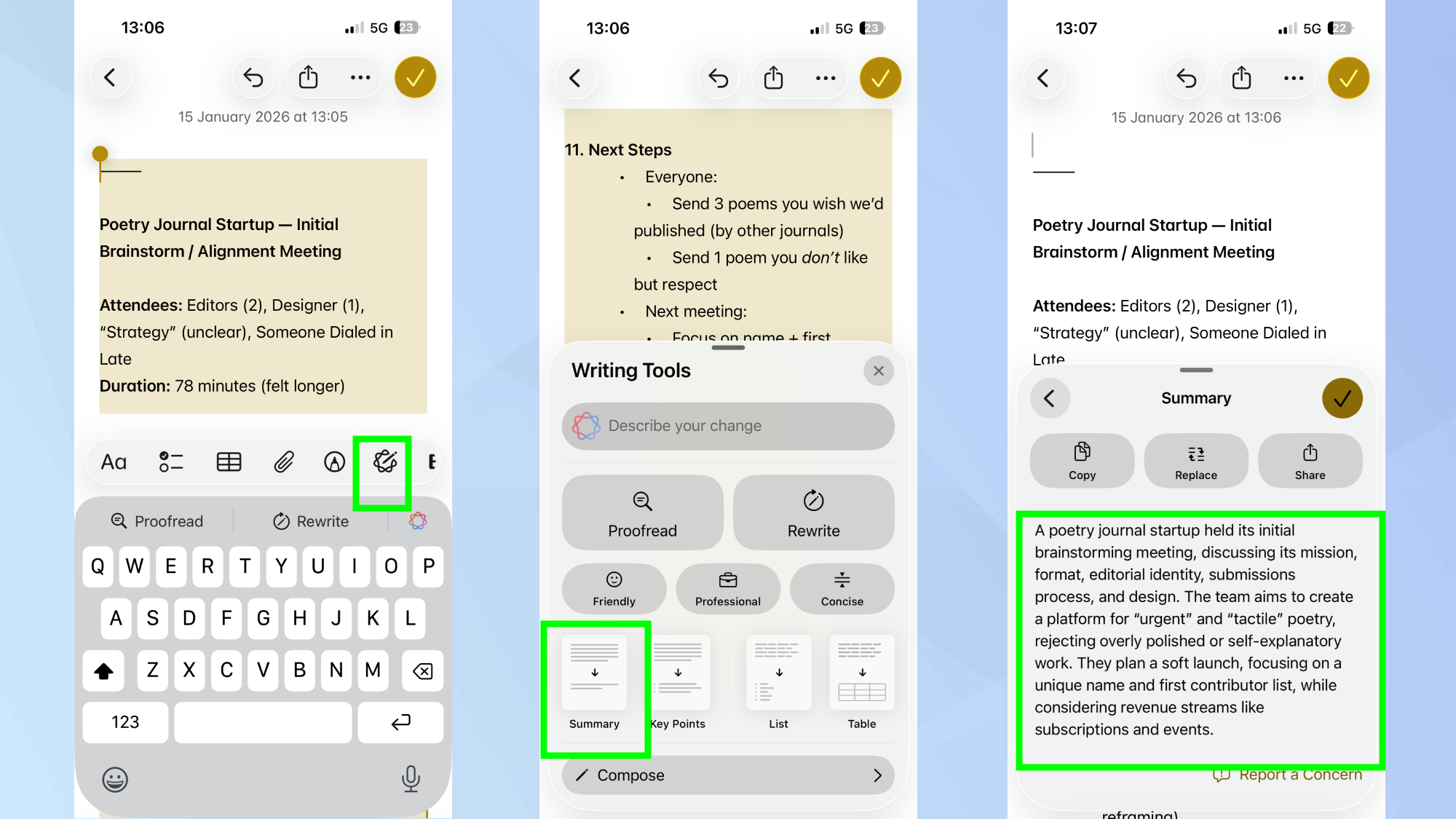Πώς να συνοψίσετε τις Σημειώσεις στο iPhone σας
