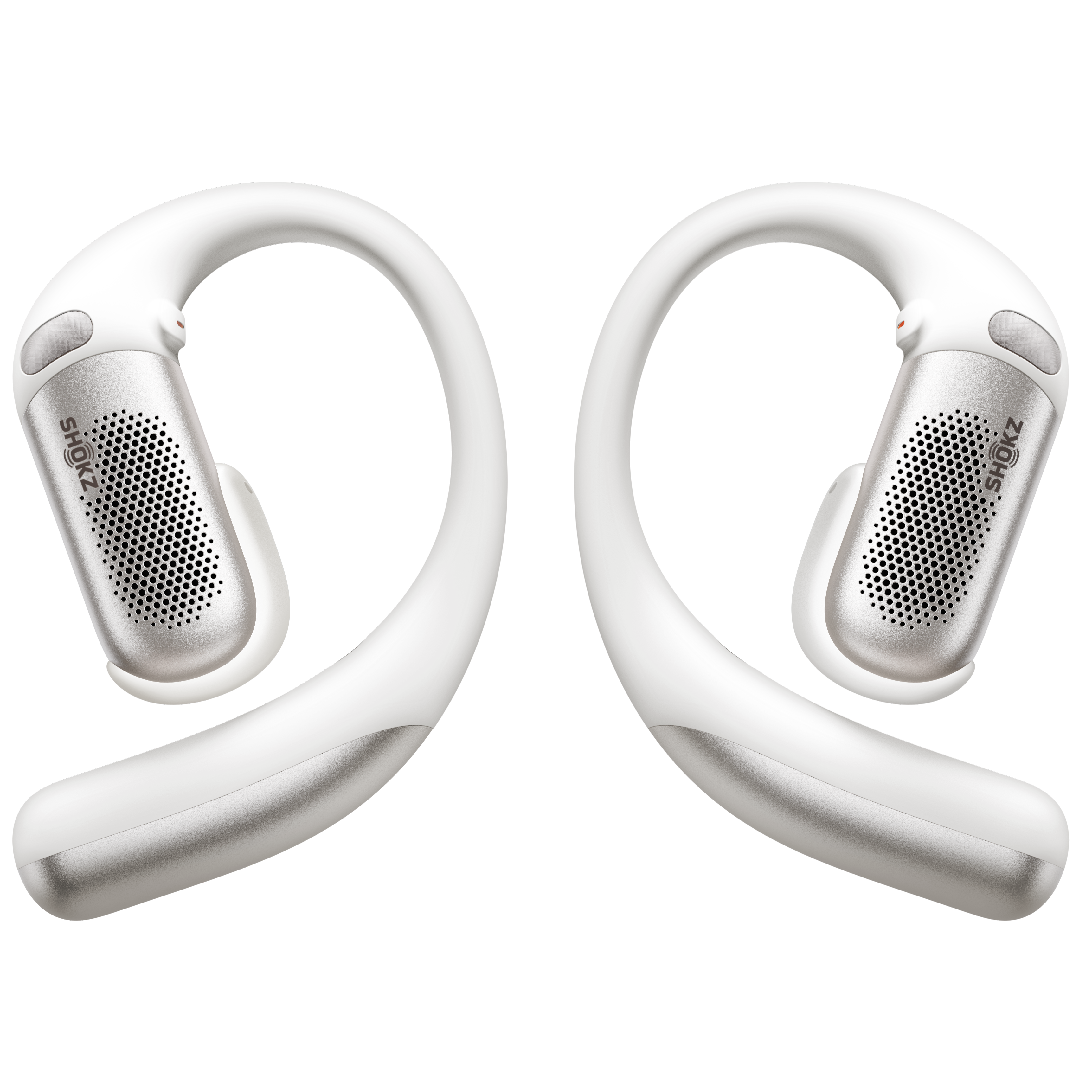 Απόδοση των λευκών ακουστικών προπόνησης Shokz OpenFit Pro