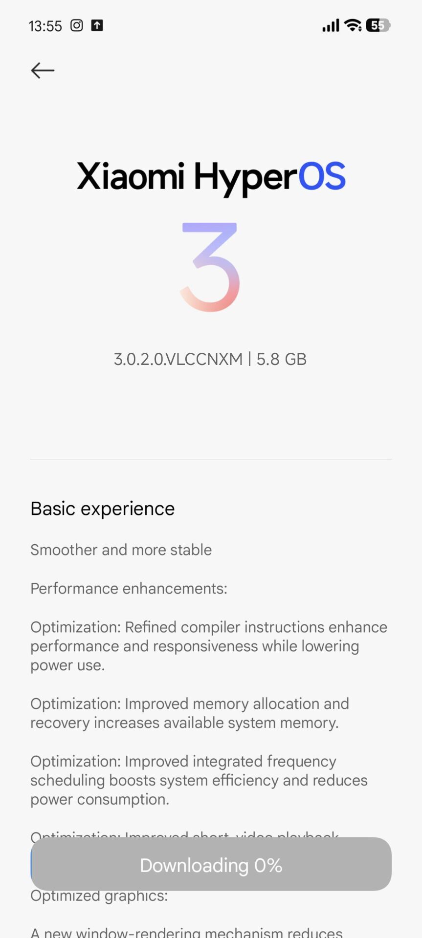 Ενημέρωση HyperOS 3