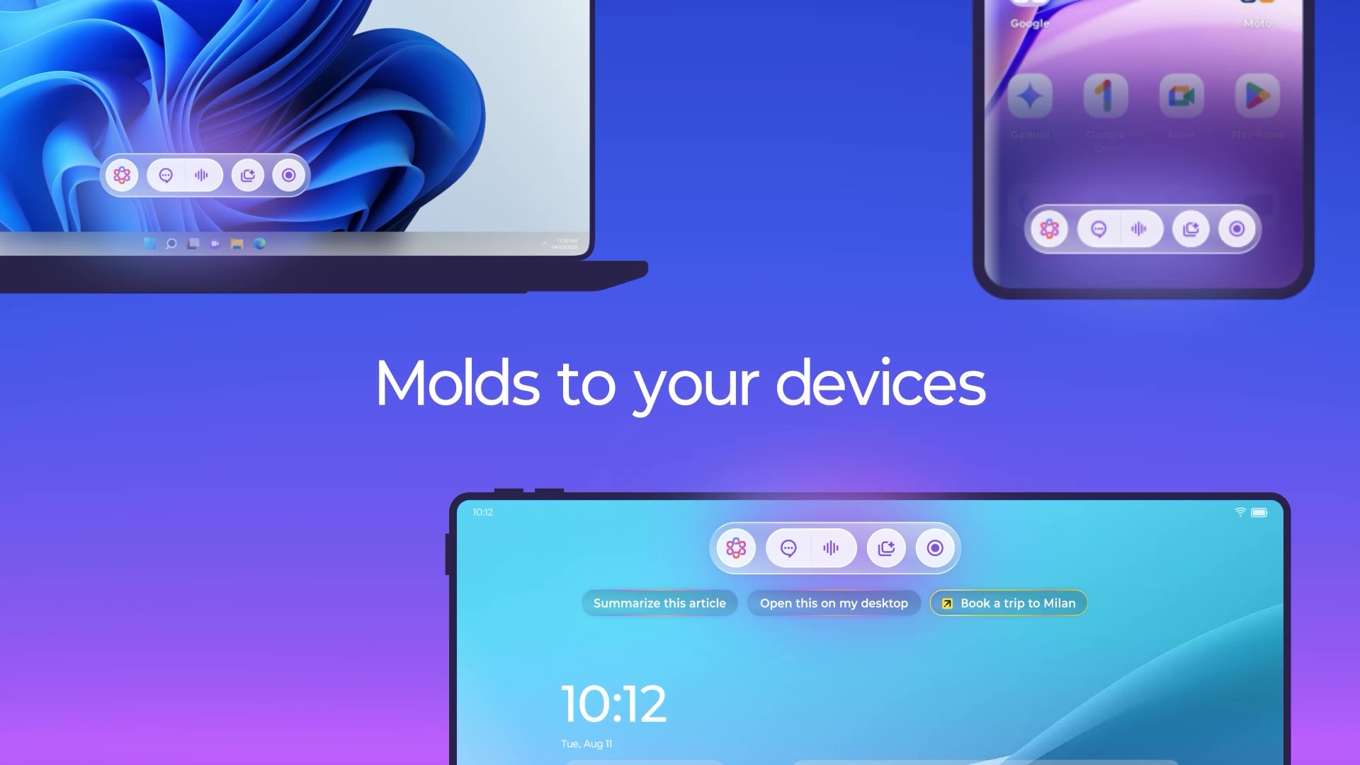 Βοηθός AI Motorola Qira σε διαφορετικές συσκευές