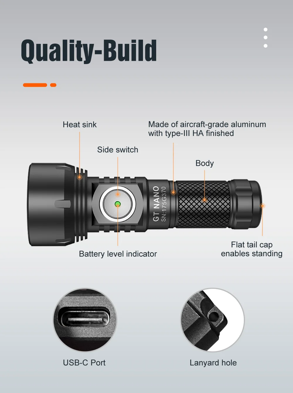 Lumintop GT NANO 3.0: 700lm σε μια απόσταση 400 μέτρων για έναν επαναφορτιζόμενο φακό 6 εκατοστών!! Lumintop GT NANO 3.0 400M EDC Thrower Flashlight build