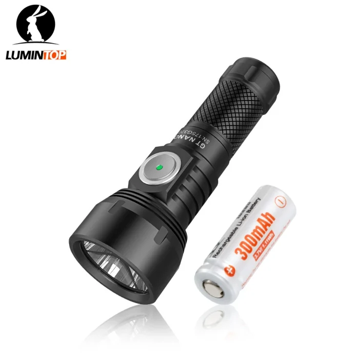 Lumintop GT NANO 3.0: 700lm σε μια απόσταση 400 μέτρων για έναν επαναφορτιζόμενο φακό 6 εκατοστών!!