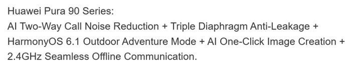 Η διαρροή του Huawei Pura 90 αποκαλύπτει νέες δυνατότητες κλήσης HarmonyOS 6.1 AI
