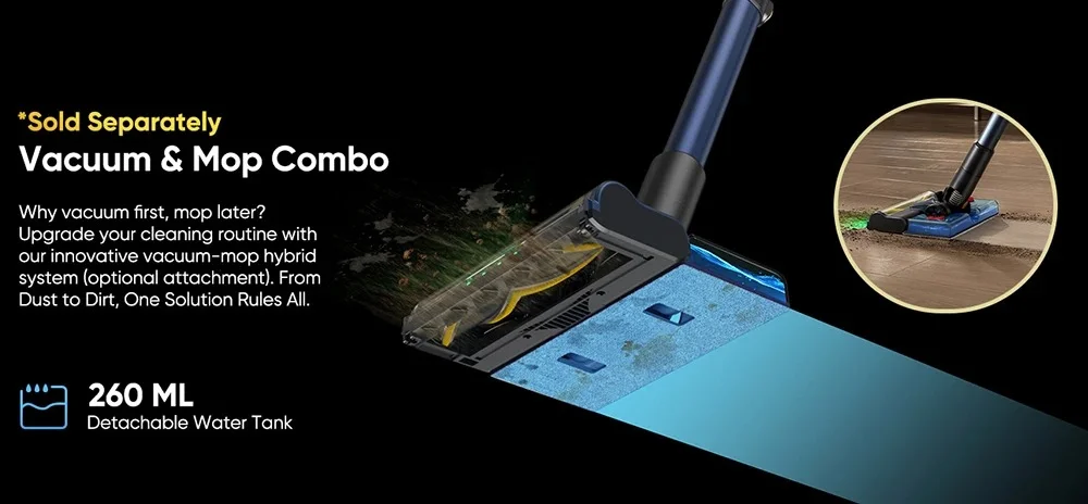 Vactidy V12 : Με 50000Pa και «πράσινο φως» για να μη της ξεφεύγει ούτε κόκκος!