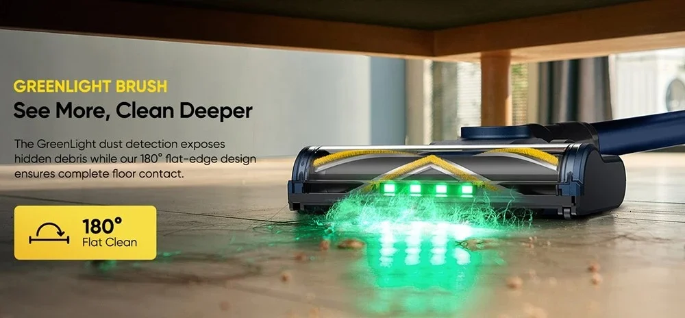 Vactidy V12 : Με 50000Pa και «πράσινο φως» για να μη της ξεφεύγει ούτε κόκκος!