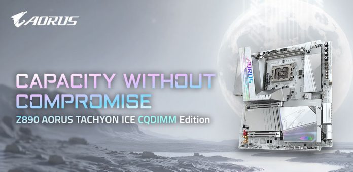 Η GIGABYTE παρουσίασε την πρώτη DDR5-7200 στον κόσμο με πλήρη χωρητικότητα 256 GB και CQDIMM