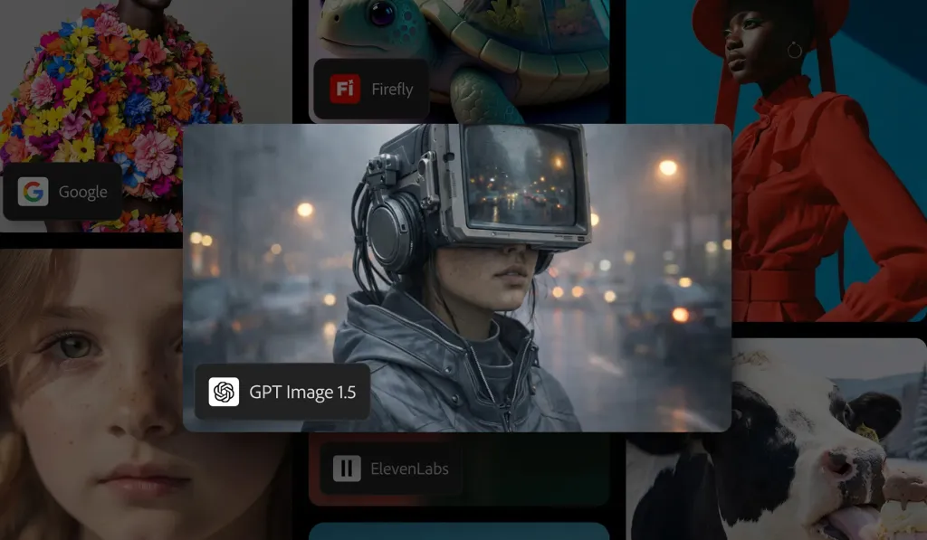 Το Adobe Firefly λαμβάνει υποστήριξη GPT-Image 1.5, δωρεάν εικόνες περιορισμένου χρόνου