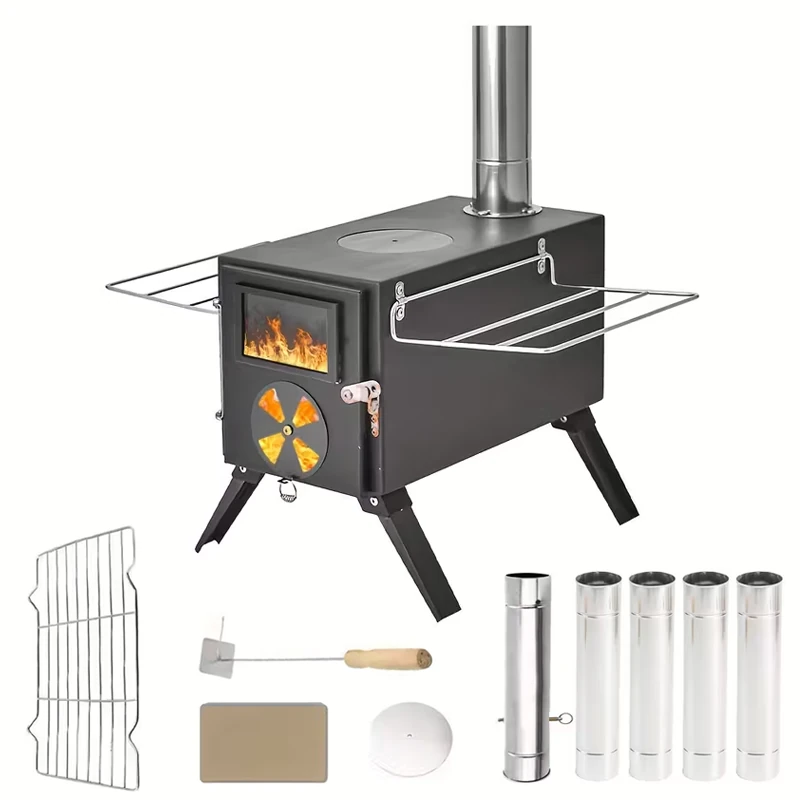 IPRee Winter Wood Burning Stove: Το φορητό τζάκι που θα μετατρέψει το αντίσκηνο σου σε χειμερινό παράδεισο με ατμόσφαιρα και νόστιμα μπριζολάκια!